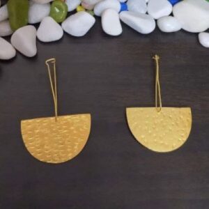 Brass Handmade Gold Plated Earring