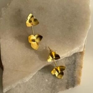 Brass Handmade Gold Plated Earring