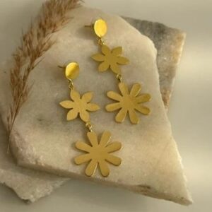 Brass Handmade Gold Plated Earring