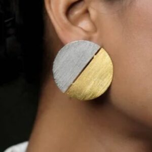 Brass Handmade Gold Plated Earring