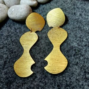 Brass Handmade Gold Plated Earring