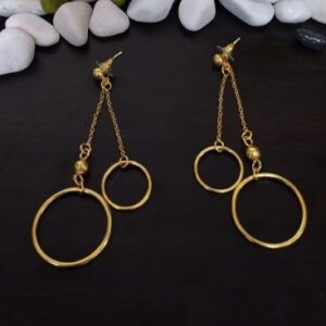 Brass Handmade Gold Plated Earring