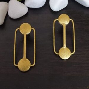 Brass Handmade Gold Plated Earring