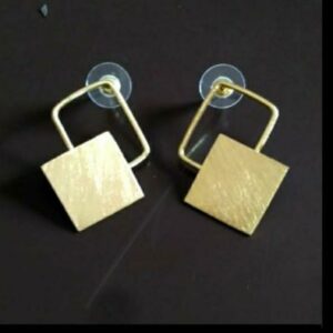 Brass Handmade Gold Plated Earring