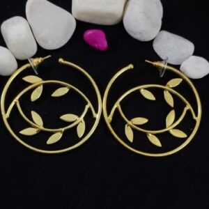 Brass Handmade Gold Plated Earring