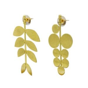 Brass Handmade Gold Plated Earring