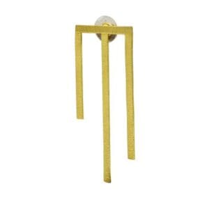 Brass Handmade Gold Plated Earring