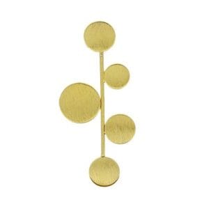 Brass Handmade Gold Plated Earring