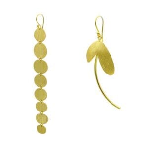 Brass Handmade Gold Plated Earring