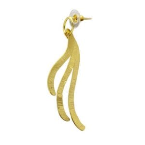Brass Handmade Gold Plated Earring