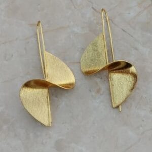 Brass Handmade Gold Plated Earring