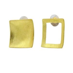 Brass Handmade Gold Plated Earring
