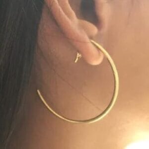 Brass Handmade Gold Plated Earring