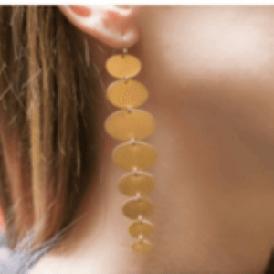Brass Handmade Gold Plated Earring