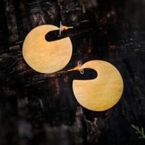 Brass Handmade Gold Plated Earring