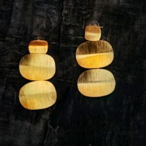 Brass Handmade Gold Plated Earring