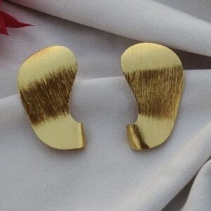 Brass Handmade Gold Plated Earring