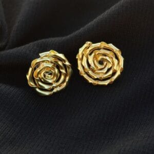 Brass Handmade Gold Plated Earring