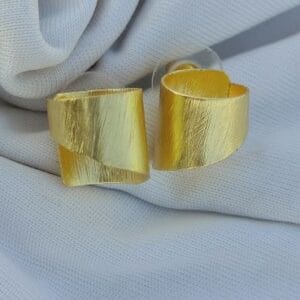 Brass Handmade Gold Plated Earring