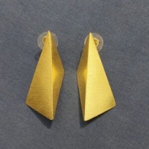 Brass Handmade Gold Plated Earring