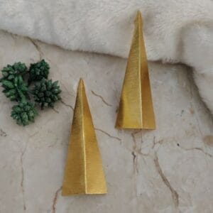 Brass Handmade Gold Plated Earring