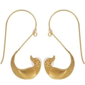 Brass Handmade Gold Plated Earring