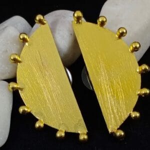 Brass Handmade Gold Plated Earring