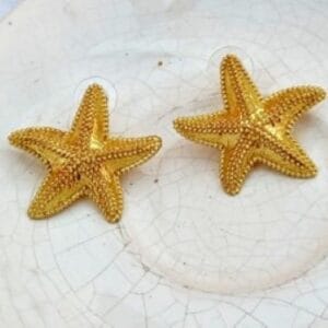 Brass Handmade Gold Plated Earring