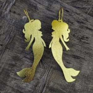 Brass Handmade Gold Plated Earring