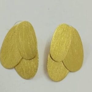 Brass Handmade Gold Plated Earring