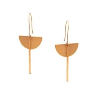 Brass Handmade Gold Plated Earring