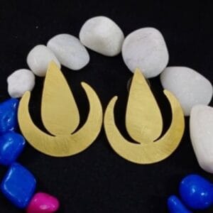 Brass Handmade Gold Plated Earring