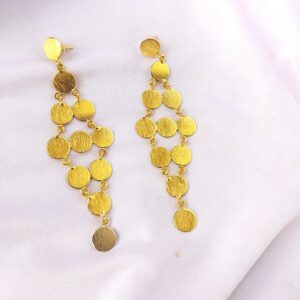 Brass Handmade Gold Plated Earring