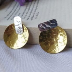 Brass Handmade Gold Plated Earring