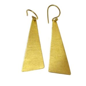 Brass Handmade Gold Plated Earring