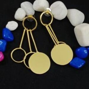 Brass Handmade Gold Plated Earring