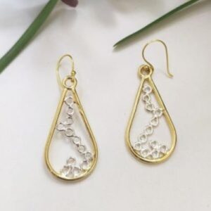 Brass Handmade Gold Plated Earring