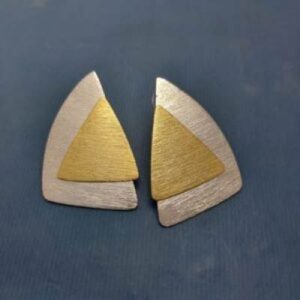 Brass Handmade Gold Plated Earring