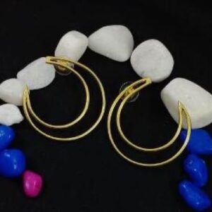 Brass Handmade Gold Plated Earring
