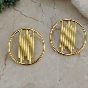 Brass Handmade Gold Plated Earring