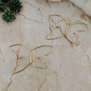 Brass Handmade Gold Plated Earring