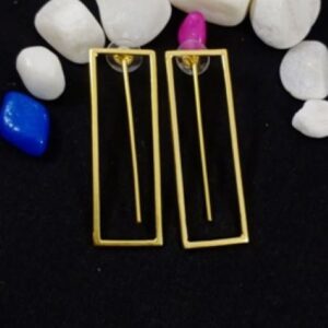 Brass Handmade Gold Plated Earring
