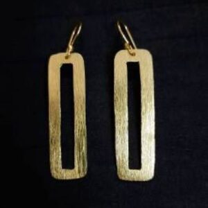 Brass Handmade Gold Plated Earring