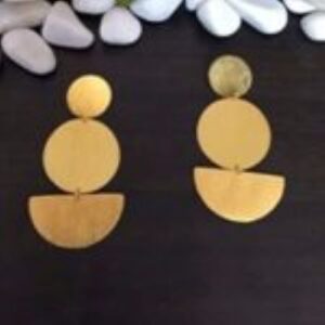 Brass Handmade Gold Plated Earring