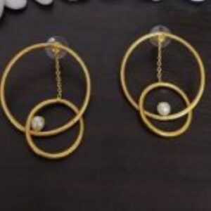Brass Handmade Gold Plated Earring