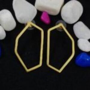 Brass Handmade Gold Plated Earring