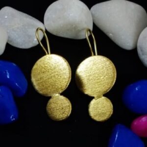Brass Handmade Gold Plated Earring