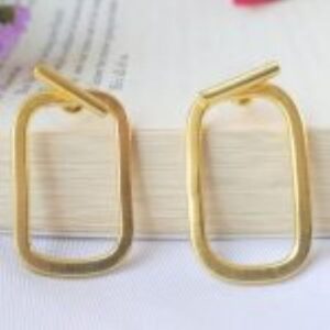 Brass Handmade Gold Plated Earring