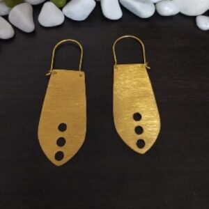 Brass Handmade Gold Plated Earring