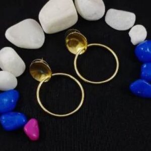 Brass Handmade Gold Plated Earring